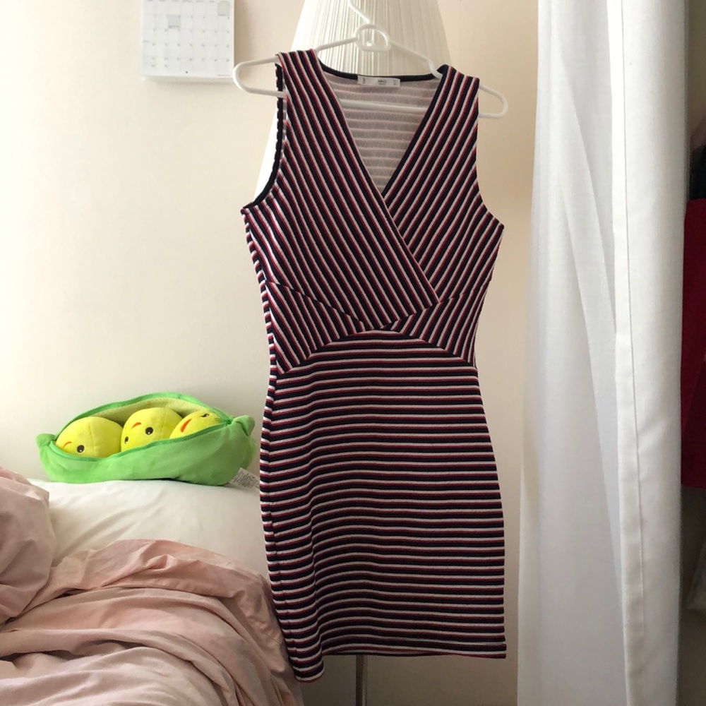 Mango - Stretchy striped dress